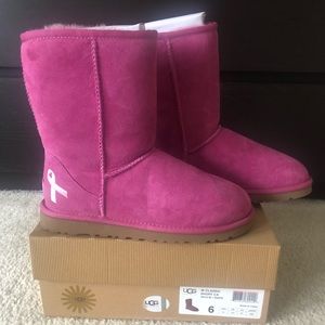 Limited Edition UGG Breast Cancer Awareness Boots